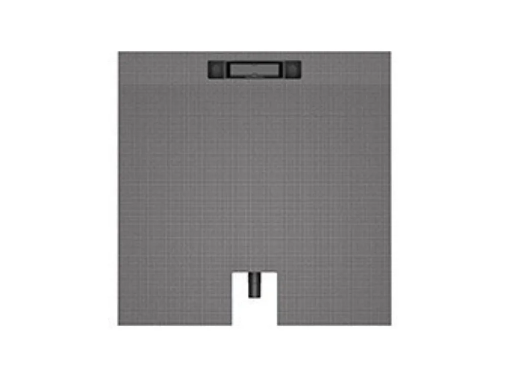 Receveur a carreler 90 x 90 cm Wedi Fundo Plano Linea - écoulement linéaire sortie sur le petit coté