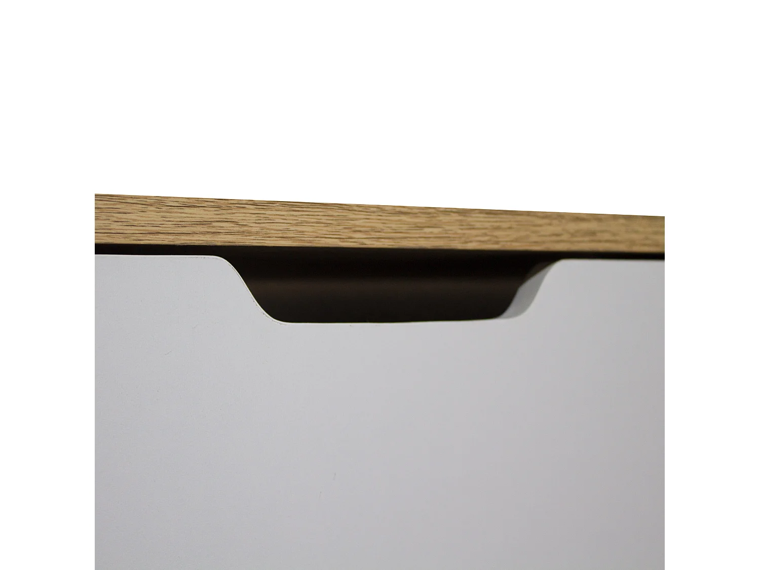 Zapatero tivoli blanco / aserrado dos trampones