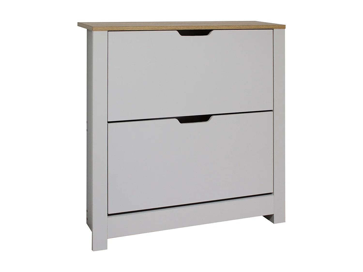 Zapatero tivoli blanco / aserrado dos trampones