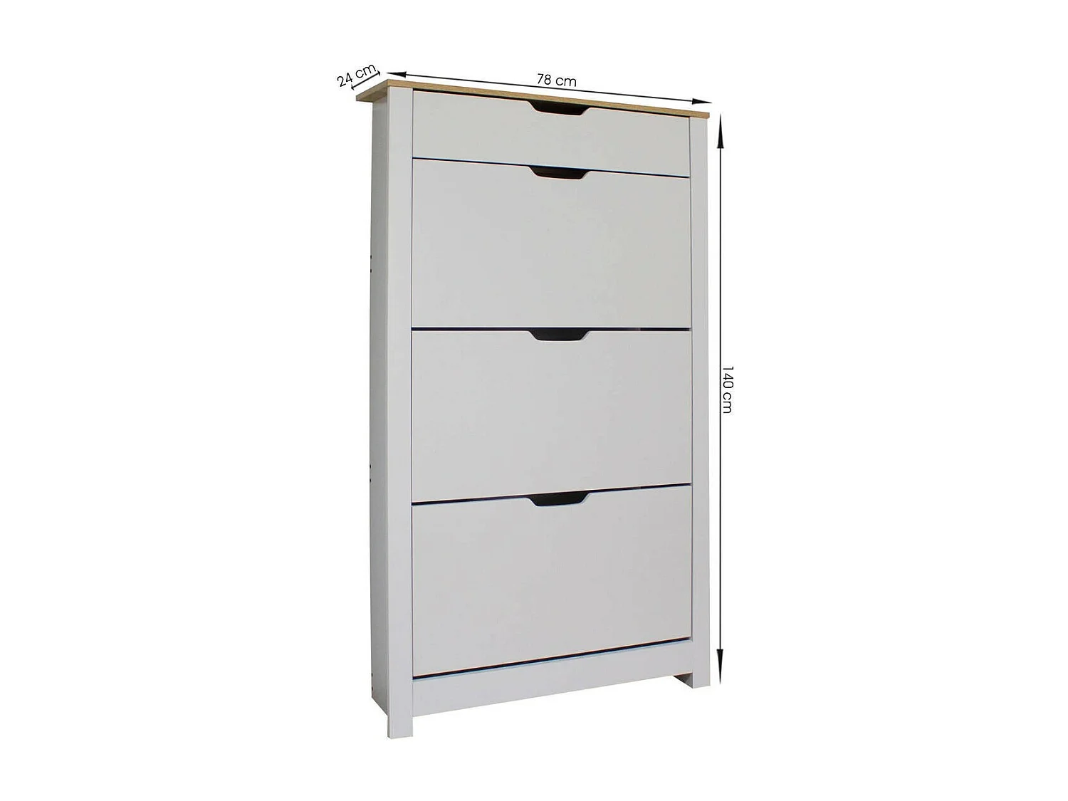 Zapatero tivoli 3 trampones 1 cajón