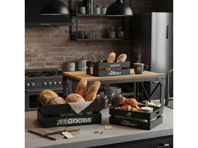 Bakery Set 3 cajas 17x28x15/32x23x12/27x18x10cm