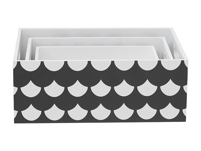 Wendy set van 3 houten dozen