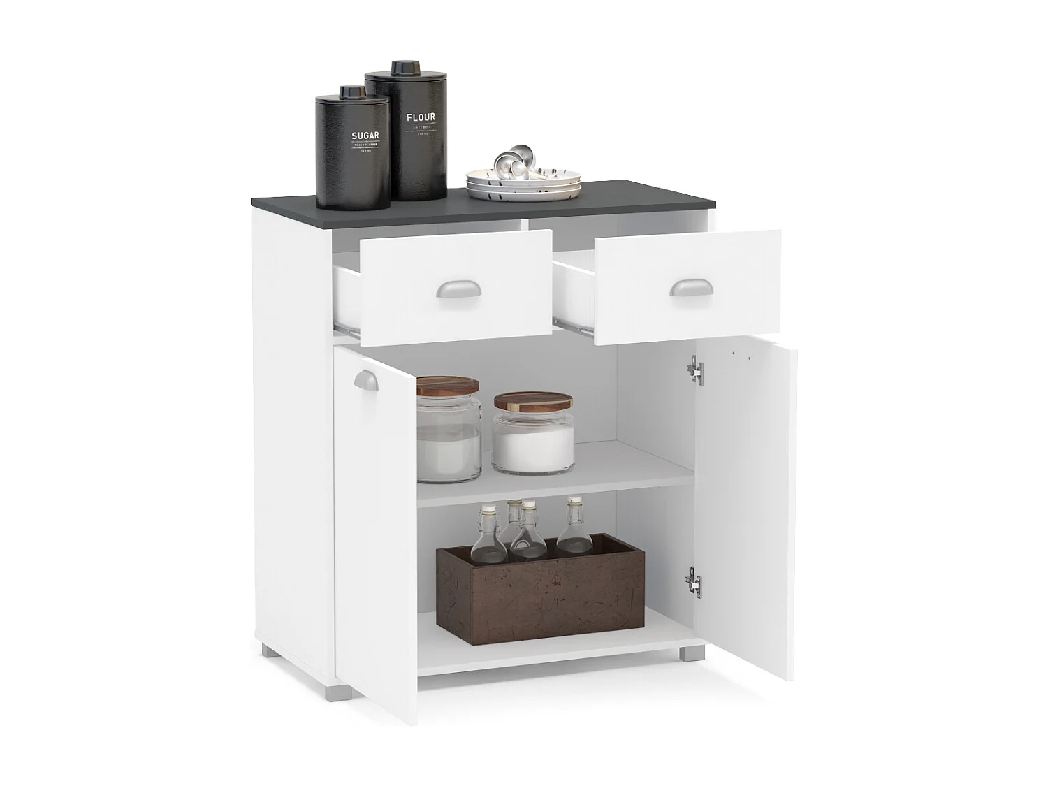 Buffet bajo asfeld 2 blanco