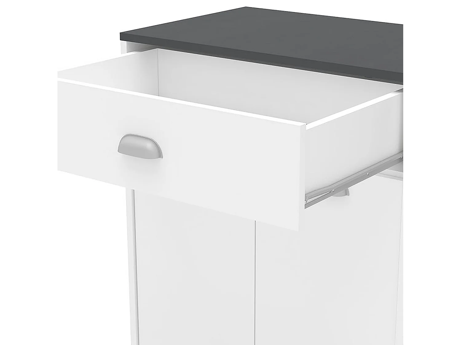 Buffet asfeld 2 botellero blanco