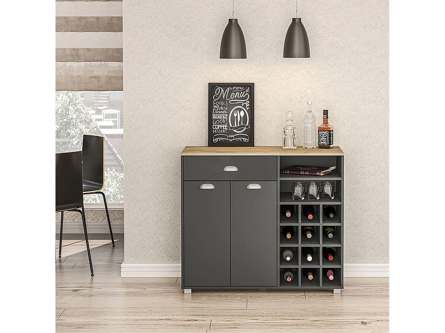 Buffet bakery 2 botellero