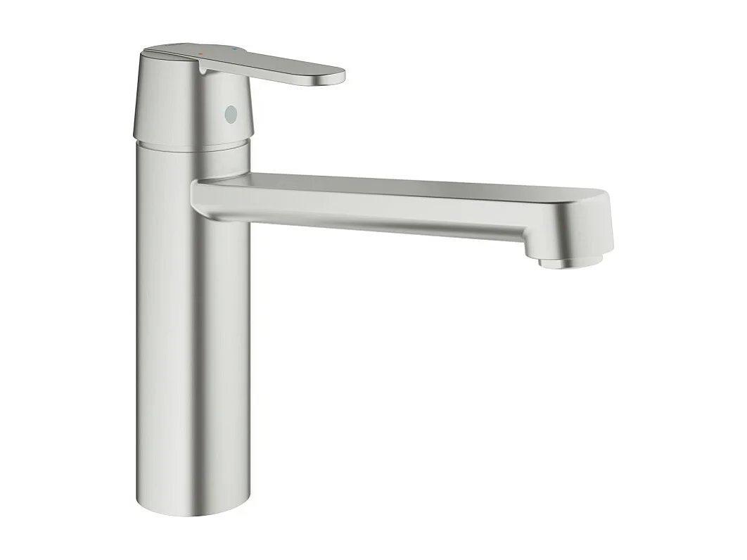 GROHE Mitigeur cuisine Get Bec bas Supersteel