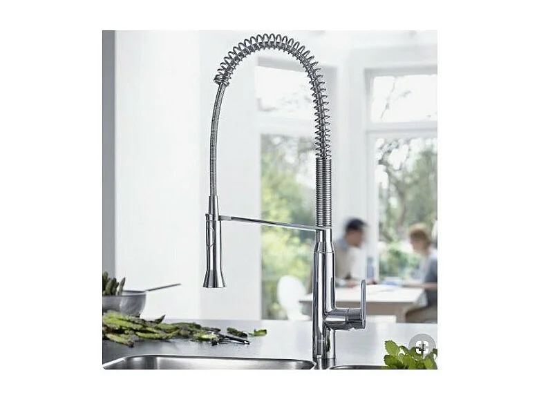 Miscelatore Cucina GROHE K7 Bocca Alta Cromata con Doccetta Estraibile