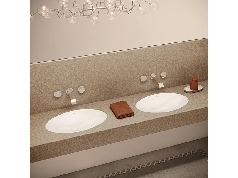 Lot de deux vasques à encastrer par-dessous Evana 500 x 350 mm VILLEROY ET BOCH