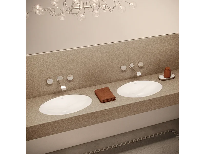 Lot de deux vasques à encastrer par-dessous Evana 500 x 350 mm VILLEROY ET BOCH