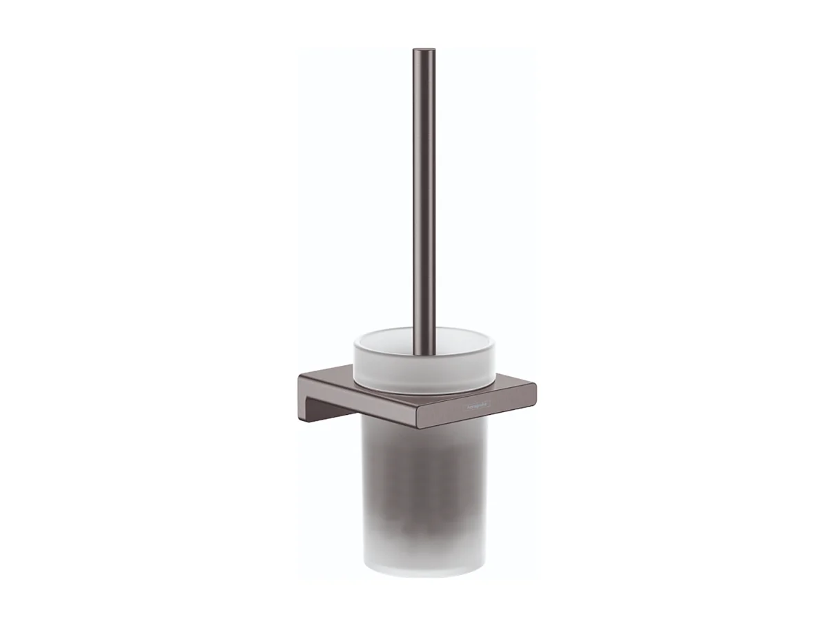 HANSGROHE HANSGROHE escobillero de pared negro cromo cepillado