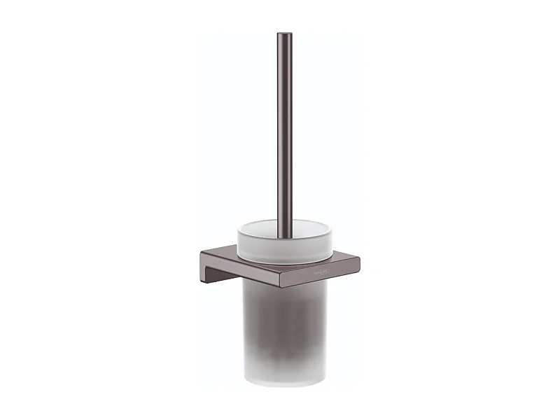 HANSGROHE HANSGROHE escobillero de pared negro cromo cepillado