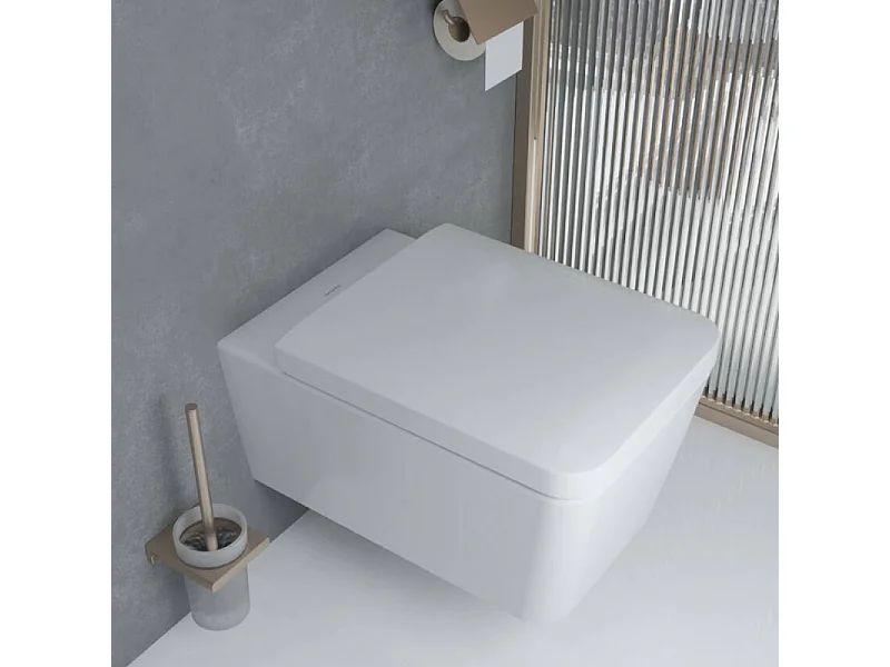 HANSGROHE Porte-brosse HANSGROHE WC mural bronze brossé