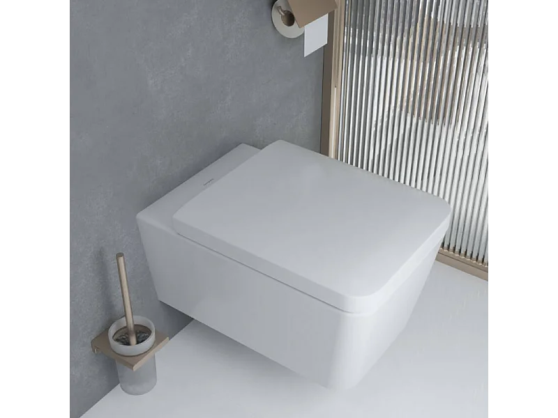 HANSGROHE Porte-brosse HANSGROHE WC mural bronze brossé