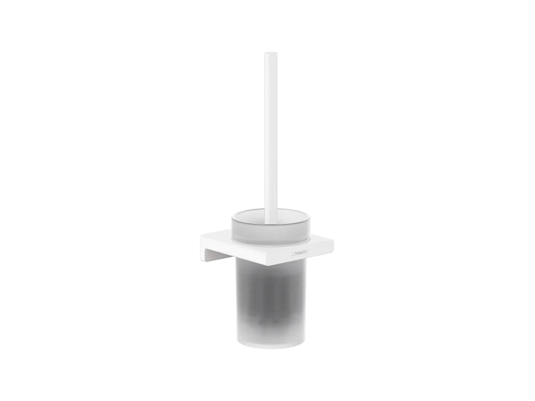 HANSGROHE Porte-brosse HANSGROHE WC mural blanc mat