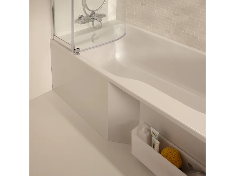 Tablier bain douche JACOB DELAFON Malice + boite de rangement