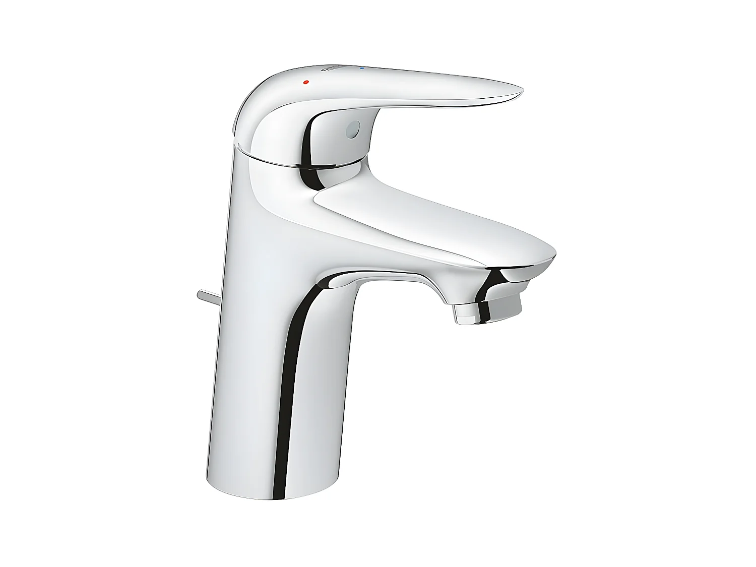 Mitigeur lavabo GROHE Quickfix Wave 2015 avec tirette et vidage taille S