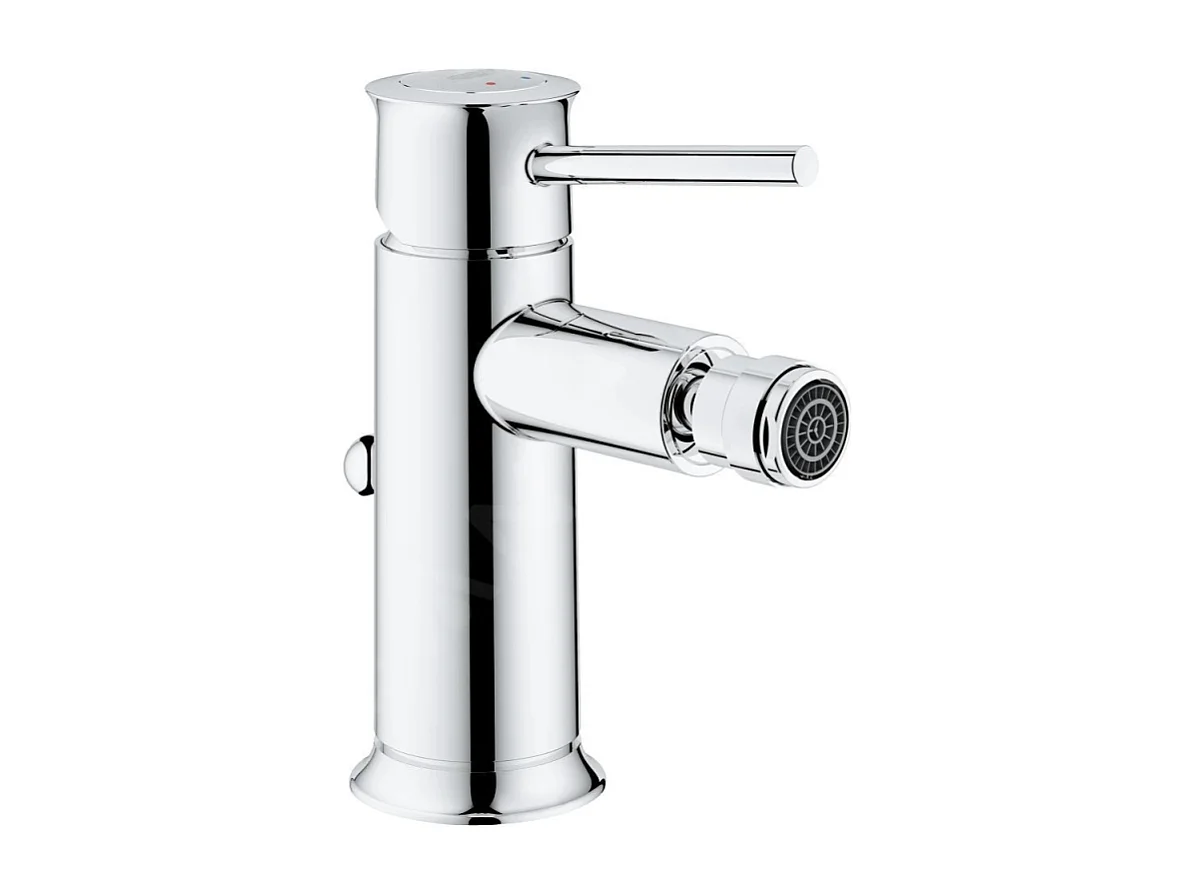 Grohe Start Classic Bidetarmatur mit Ablaufgarnitur, Chrom - Wassereinsparung und schnelle Installation