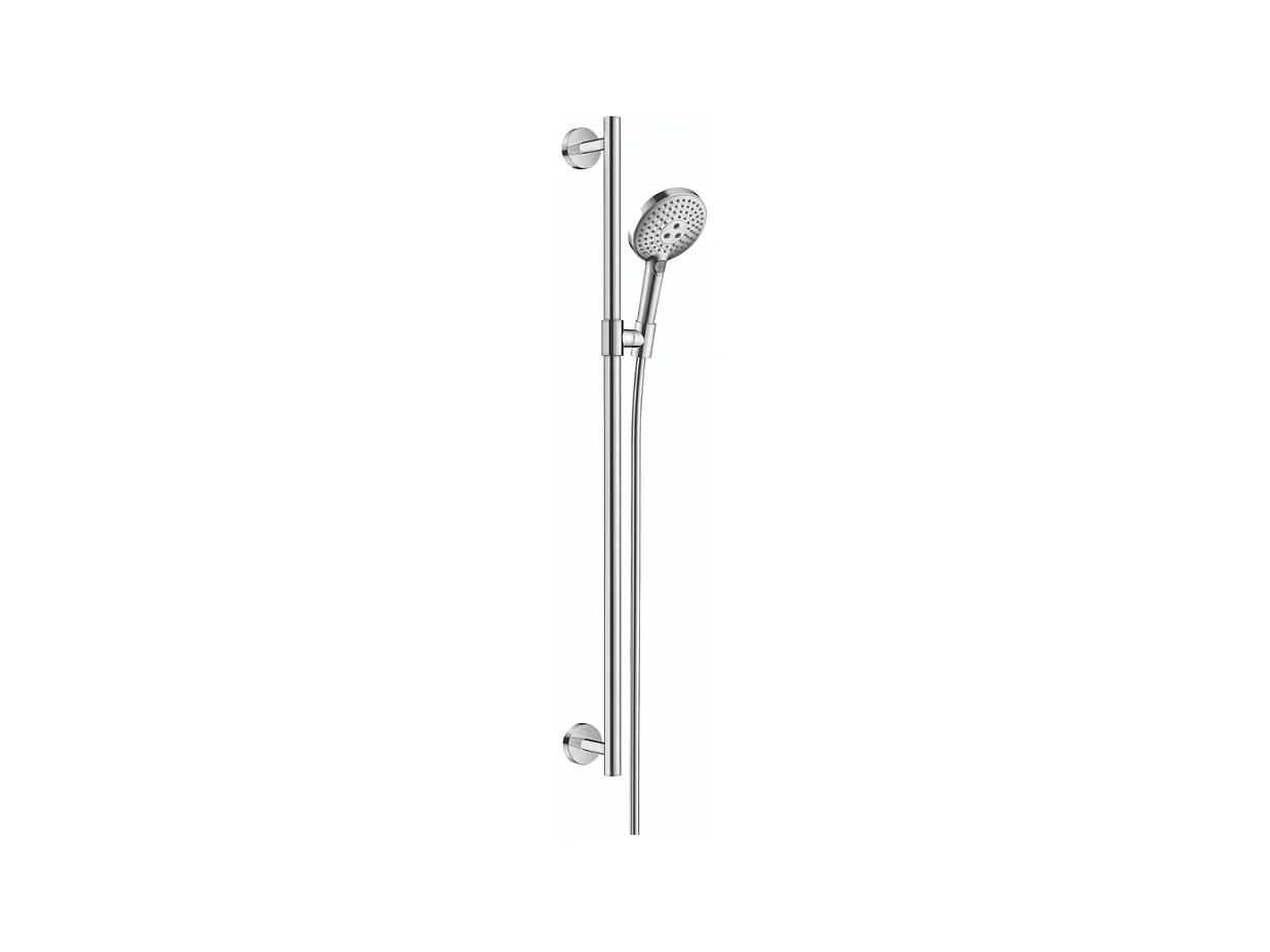 Ensemble de douche 120 3jet avec barre de douche 90 cm chromé Hansgrohe Raindance Select S
