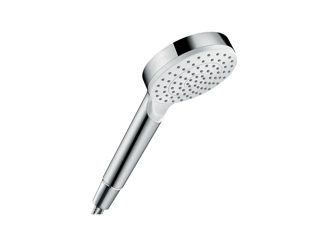 Pommeau de douche HANSGROHE Crometta Ecosmart+ blanc/chromé
