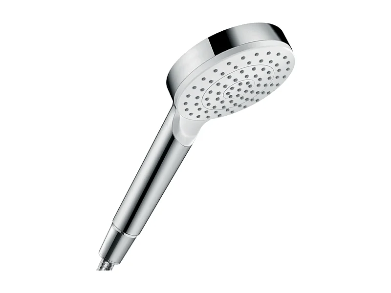 Pommeau de douche HANSGROHE Crometta Ecosmart+ blanc/chromé