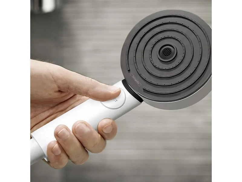 HANSGROHE Douchette à main 105 3jet Activation EcoSmart 9l/min blanc mat Pulsify Select