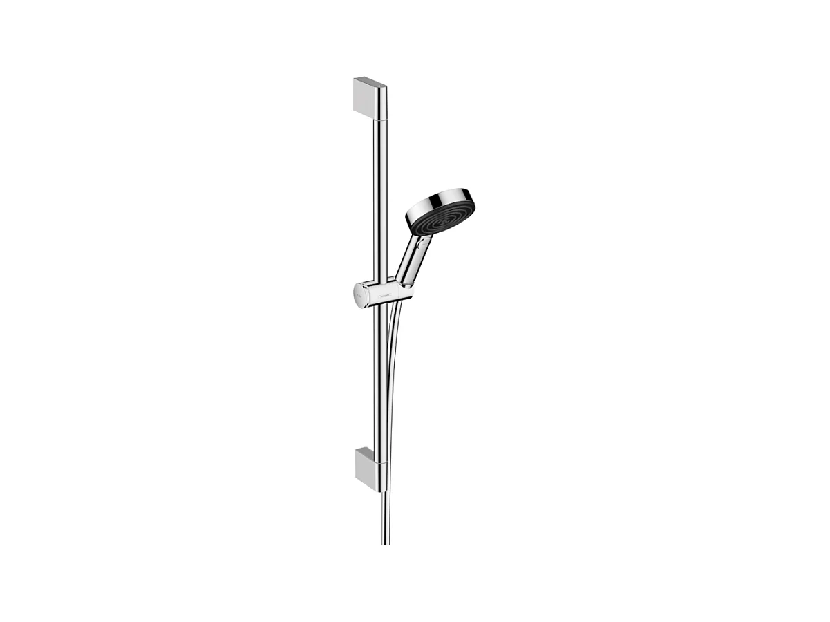 Set de ducha 105 3jet Relaxation con barra en C 65 cm cromo Hansgrohe Pulsify Select