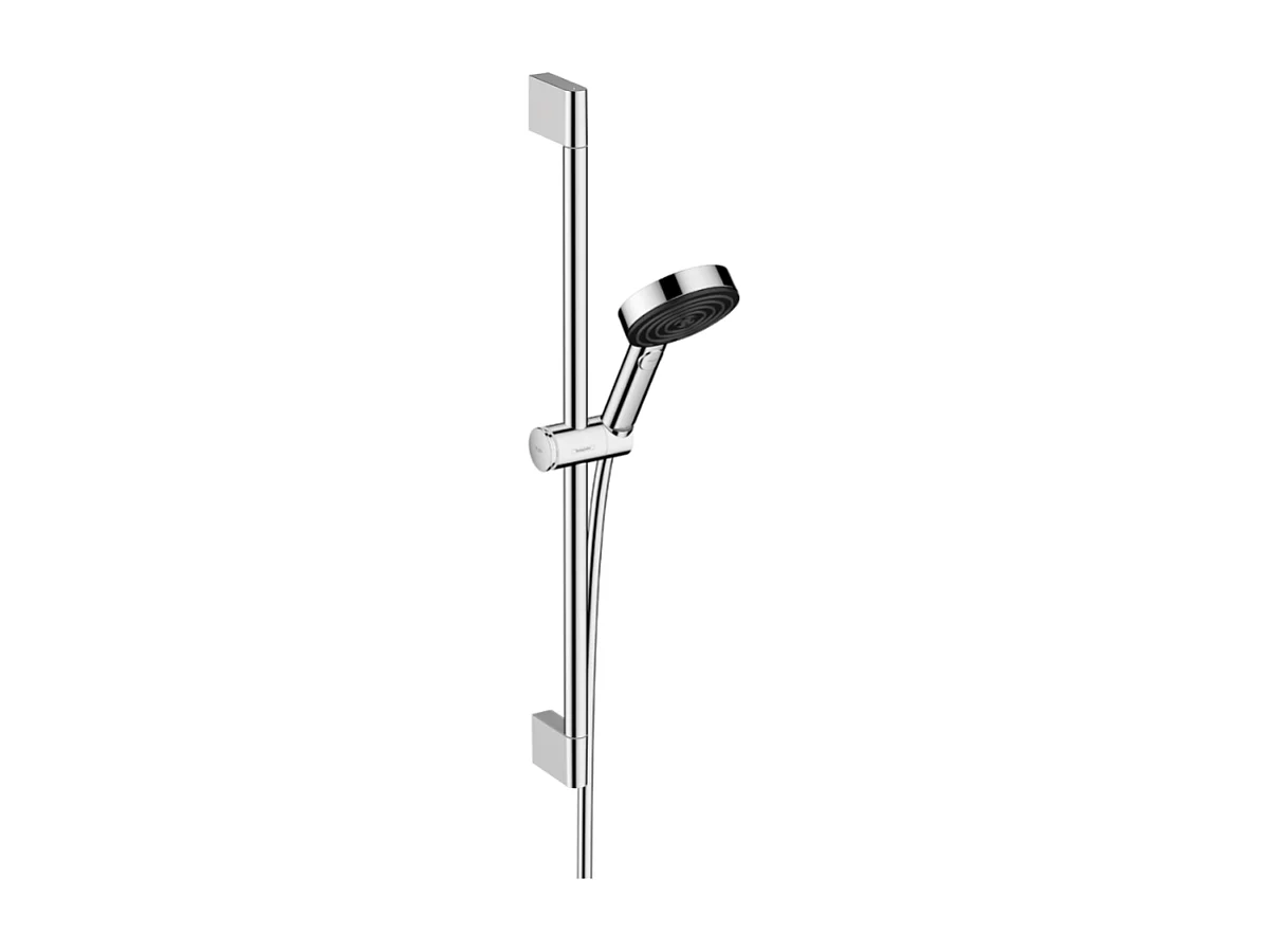 Set de ducha 105 3jet Relaxation con barra en C 65 cm cromo Hansgrohe Pulsify Select