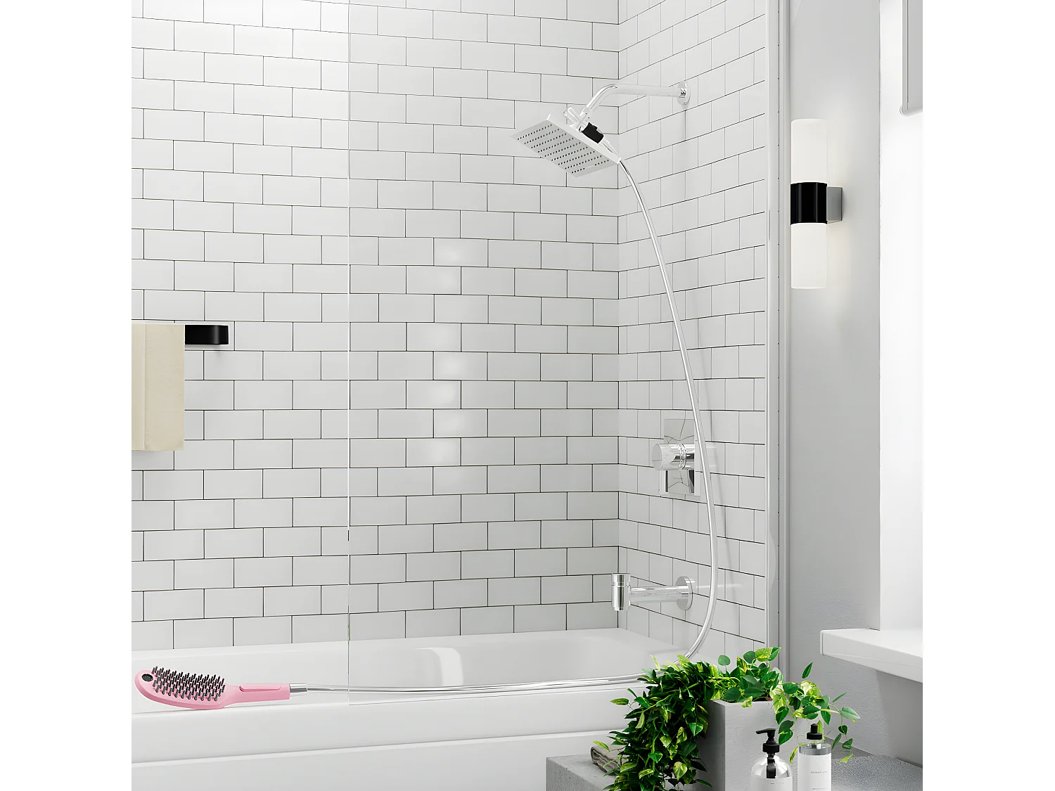 Pommeau de douche pour chien HANSGROHE DogShower 3 jets Rose