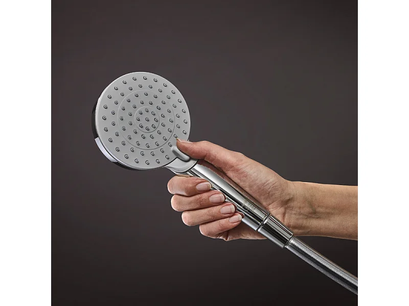 Pommeau de douche HANSGROHE Vernis Blend 2 jets EcoSmart chromé