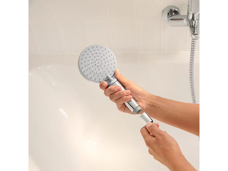 Pommeau de douche HANSGROHE Vernis Blend 2 jets EcoSmart chromé
