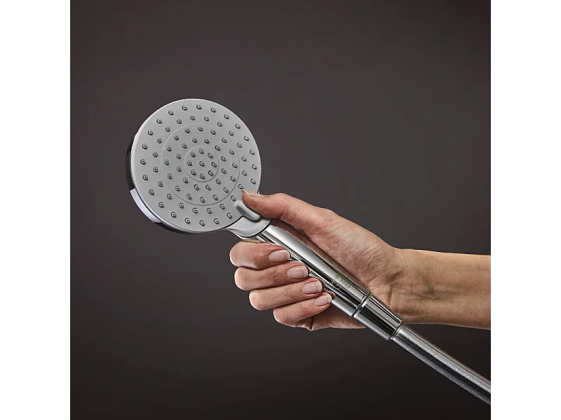 Pommeau de douche HANSGROHE Vernis Blend 2 jets EcoSmart chromé