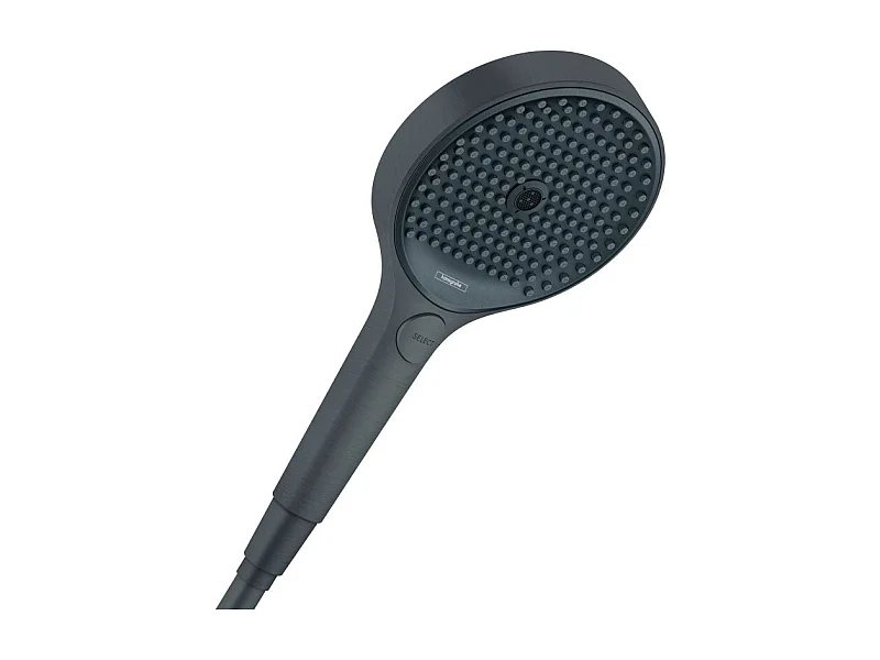 HANSGROHE Teleducha 130 3jet EcoSmart negro cromo cepillado Rainfinity