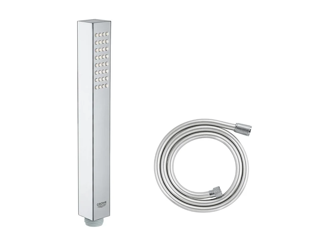 GROHE Douchette 1 jet Vitalio Joy Cube Stick chromé avec flexible 150