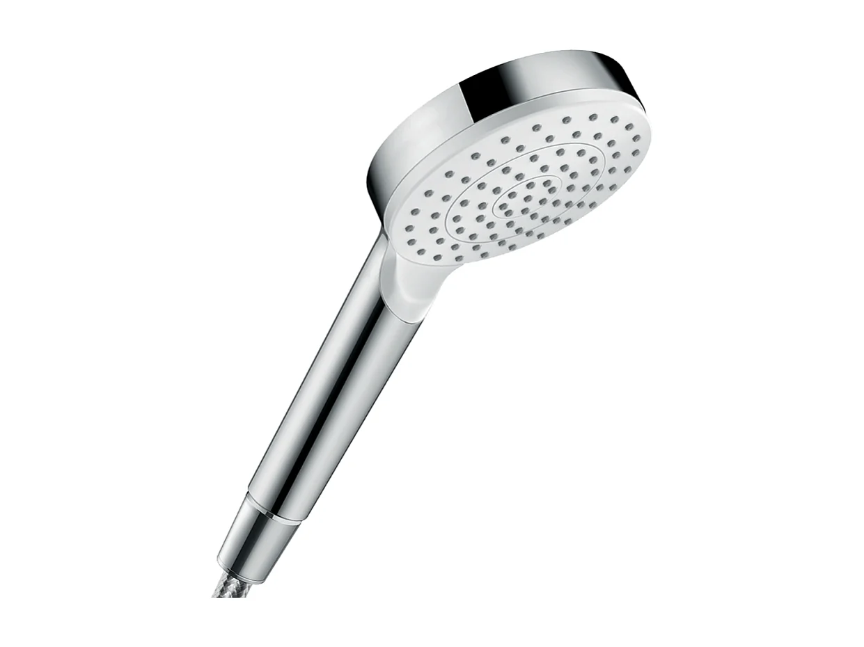 HANSGROHE Douchette à main 1jet EcoSmart 9l/min blanc chromé Crometta