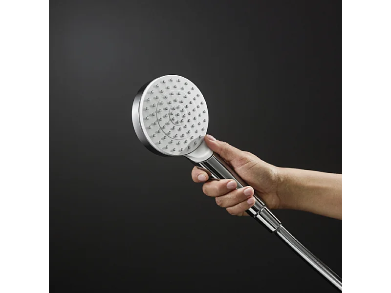 HANSGROHE Douchette à main 1jet EcoSmart 9l/min blanc chromé Crometta