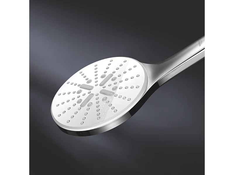 Pack douchette ronde 3 jets Vitalio Smartactive GROHE + Flexible 1500 chromé + Support mural