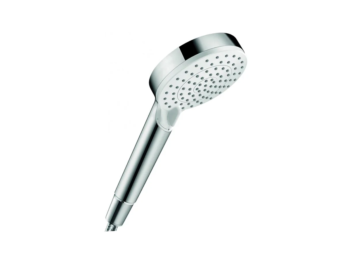 Pommeau de douche HANSGROHE Crometta EcoSmart 2 jets blanc/chromé