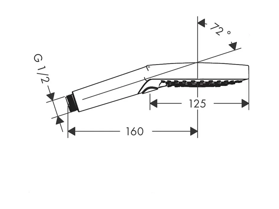 HANSGROHE Raindance Select S 120 Teleducha de 3 chorros, bronce cepillado
