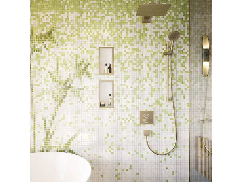 HANSGROHE Raindance Select S 120 Teleducha de 3 chorros, bronce cepillado