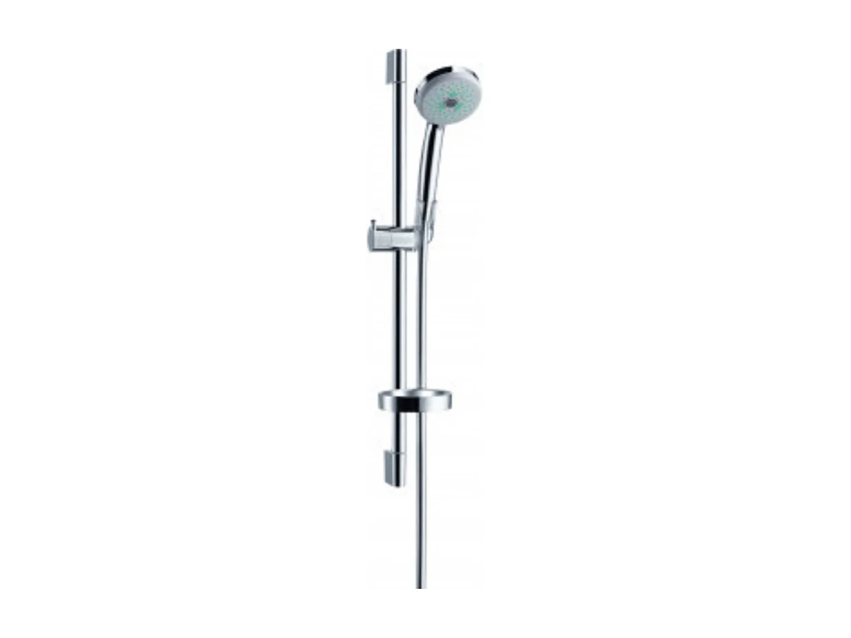 Set de douche Multi avec barre Unica'C 65 cm et porte-savon chromé Hansgrohe Croma 100