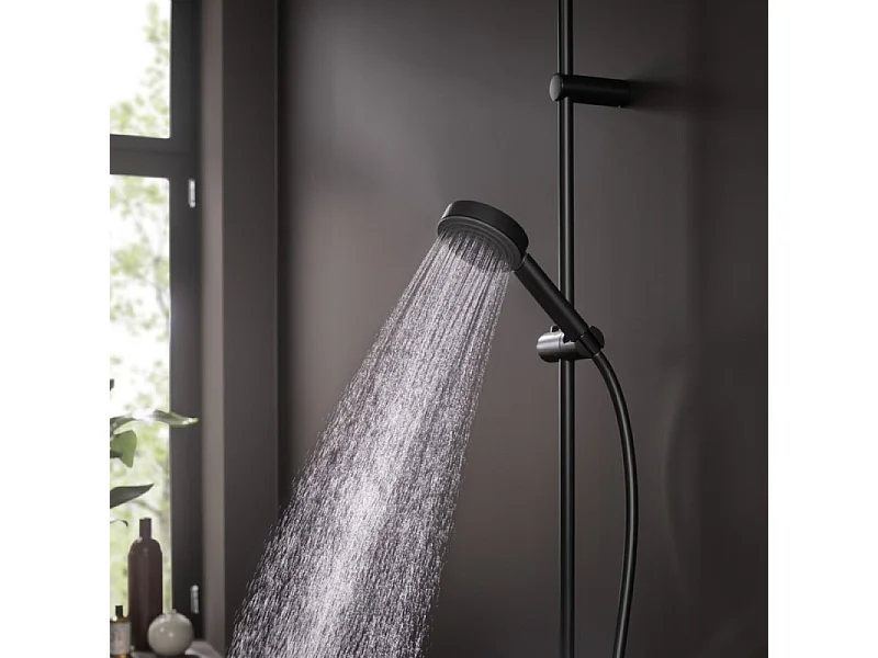 HANSGROHE Douchette à main 105 1jet EcoSmart 9l/min noir mat Pulsify