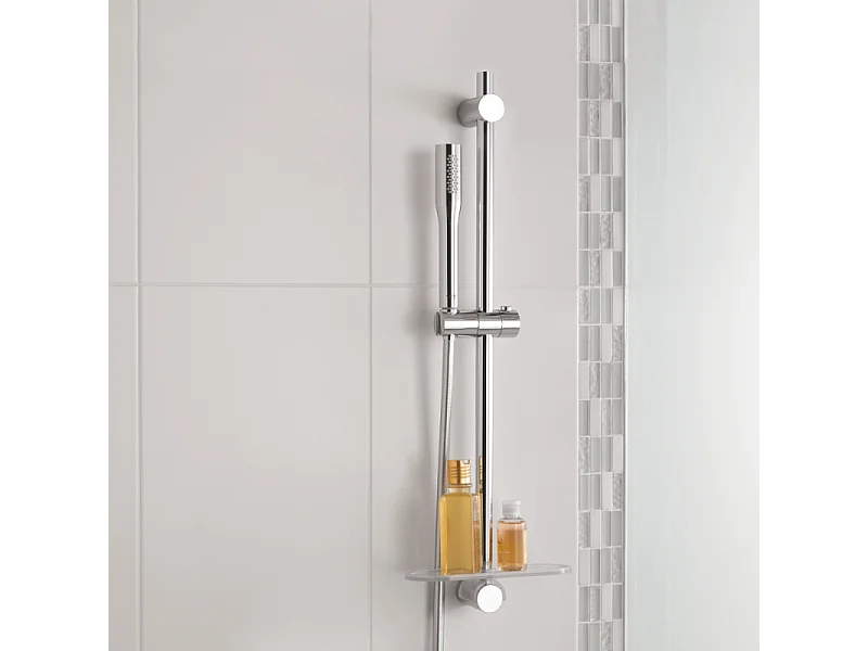 Pack douchette 1 jet Vitalio Get Stick GROHE + Flexible 1500 chromé + Support pour douchette