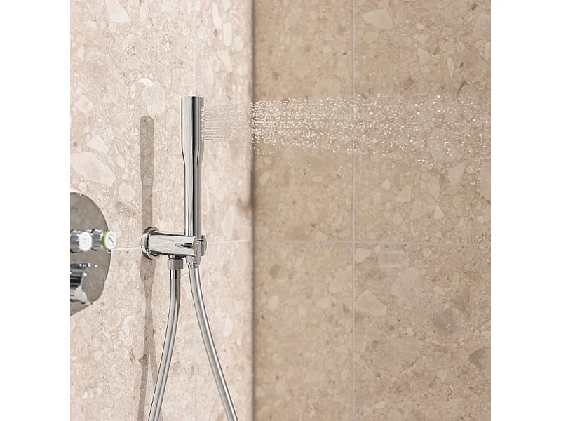 Pack douchette 1 jet GROHE Vitalio Get Stick chromé avec flexible 1500 chromé