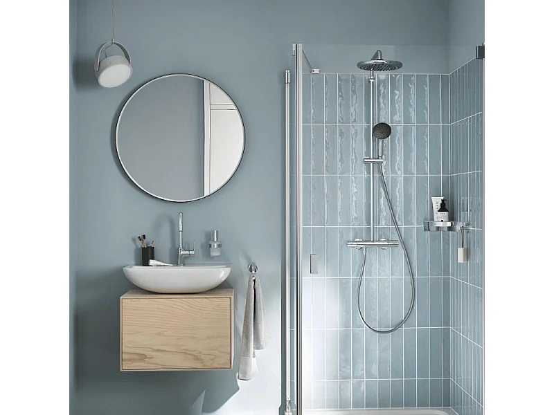 Douchette 1 jet GROHE Vitalio Start 110 chromé + Flexible de douche GROHE 1500 chromé