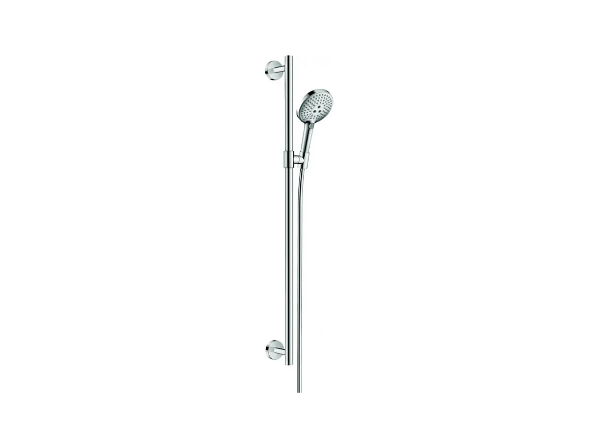 Ensemble de douche 120 3jet EcoSmart avec barre de douche 90 cm chromé Hansgrohe Raindance Select S