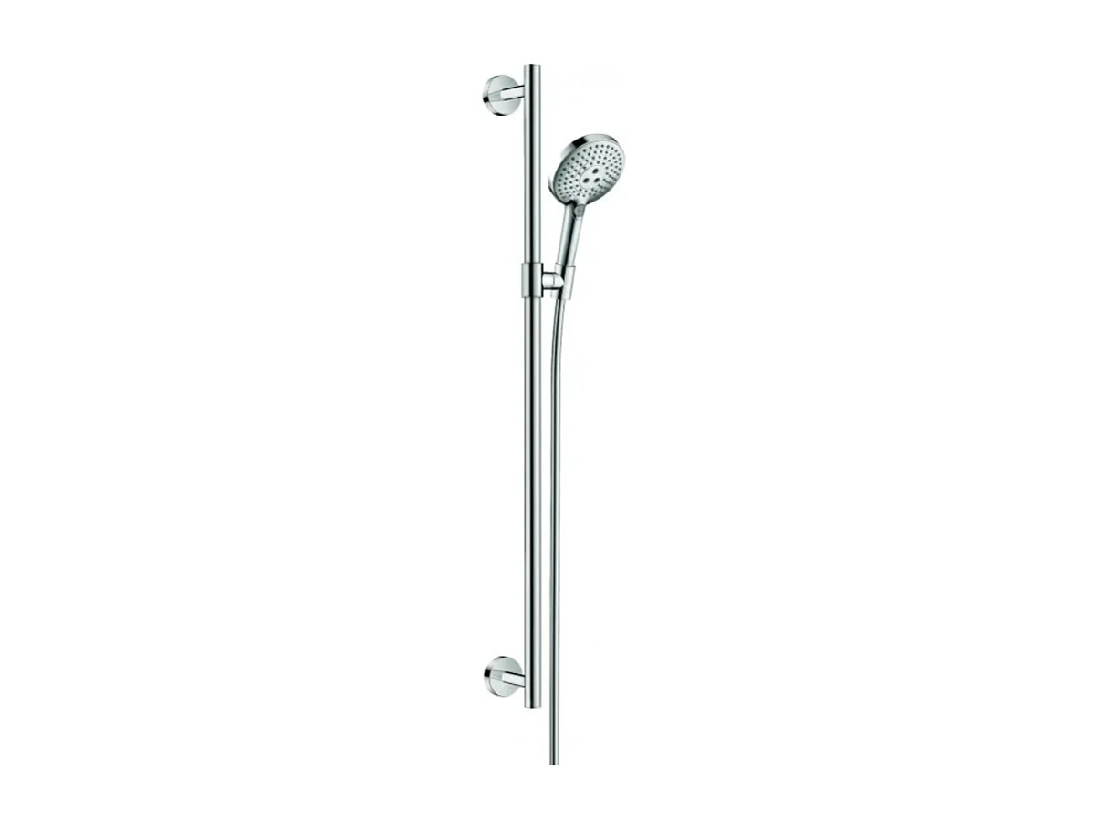 Ensemble de douche 120 3jet EcoSmart avec barre de douche 90 cm chromé Hansgrohe Raindance Select S