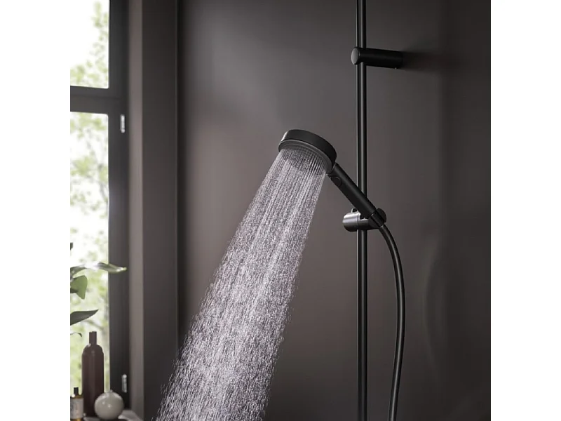 HANSGROHE Teleducha 105 3jet Relaxation EcoSmart 9l/min negro mate Pulsify Select