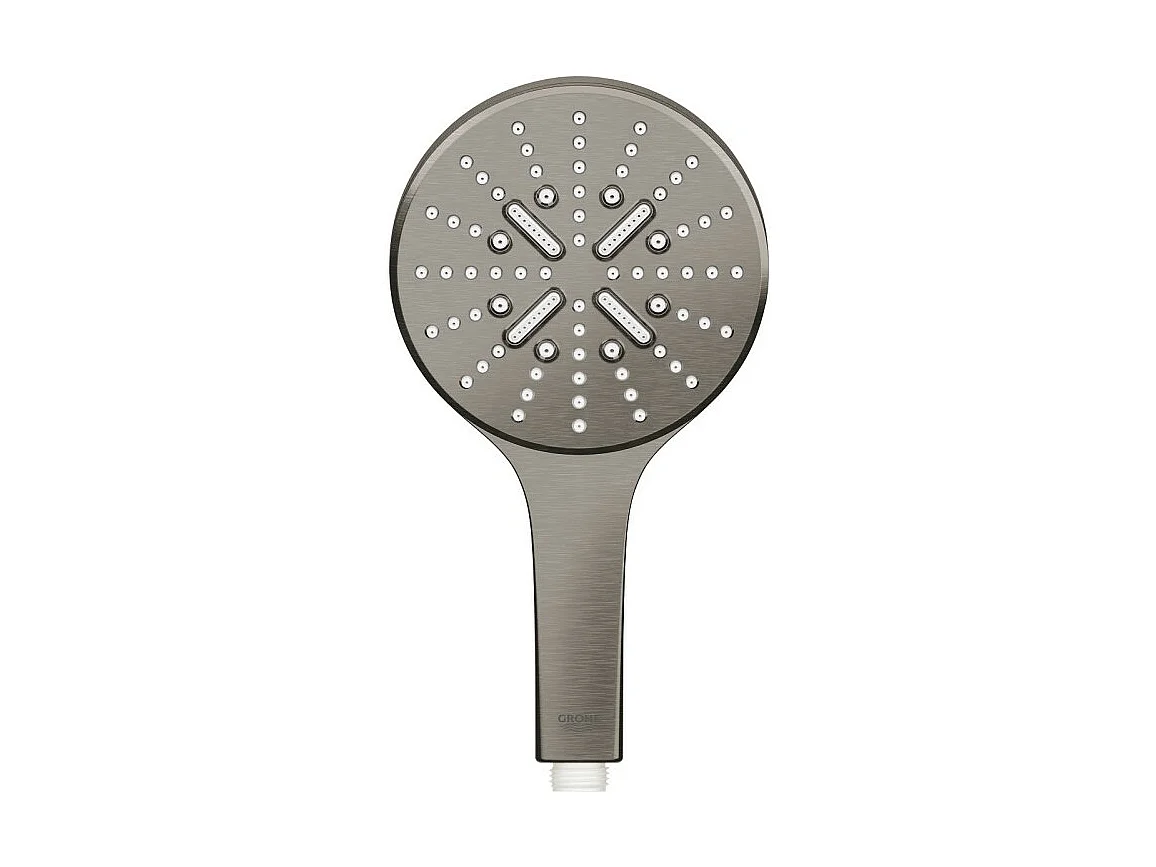 GROHE Rainshower smartactive 130 Teleducha de 3 chorros Grafito duro cepillado
