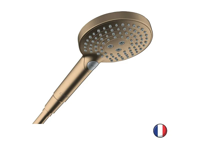 HANSGROHE Douchette à main Raindance Select S 120 3jet PowderRain bronze brossé