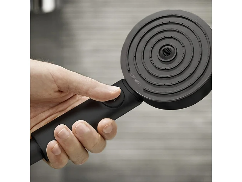 HANSGROHE Douchette à main 105 3jet Activation EcoSmart 9l/min noir mat Pulsify Select